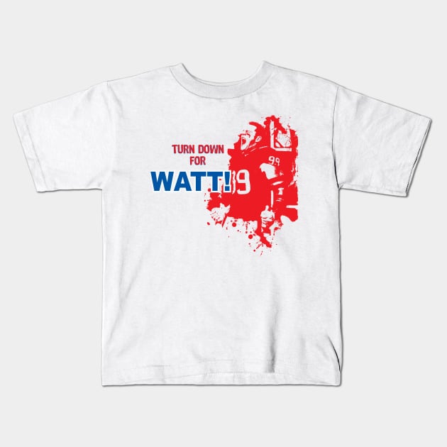 Turn down for WATT! Kids T-Shirt by idesign1